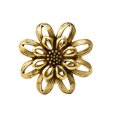 thumbnail image 1 of Anillo de la bufanda elegante oro plata bufandas broche aleación vintage moderno simple moda cierre cierre de moda regalos para las mujeres cuello de oro Inevent AP004597-01, 1 of 7