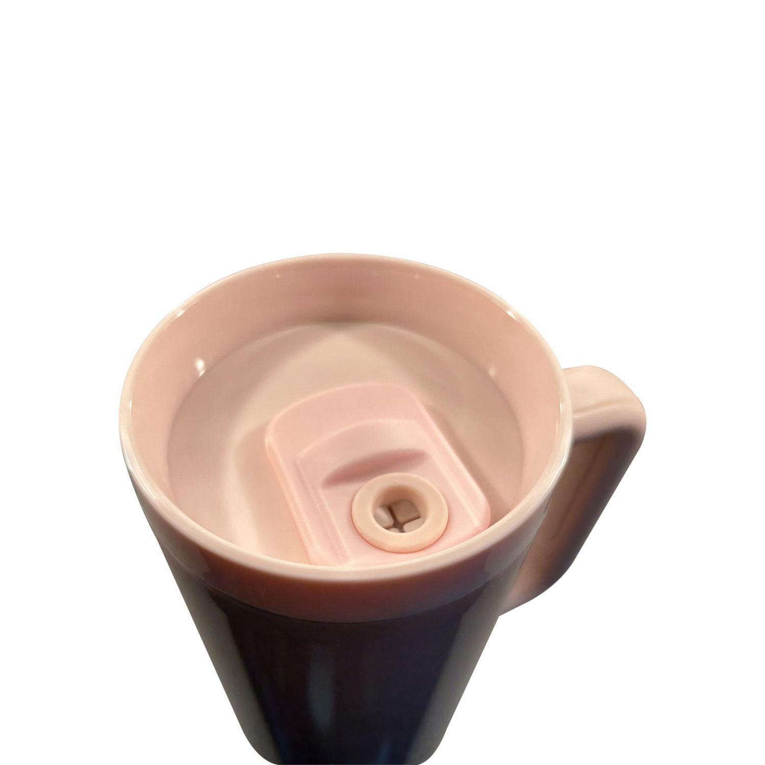 Holiday Time 40oz STAINLESS STEEL TUMBLER WITH STRAW PINK