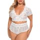 thumbnail image 5 of XmhyTop Conjunto de Lencería Mujer Sexy Encaje, Talla Grande M Blanco, Lencería Erótica para Mujer para Momentos Especiales, 5 of 5