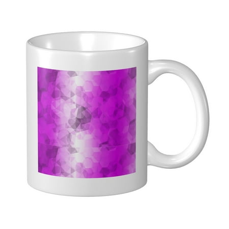 

Ceramic Mug Funny Coffee Milk Tea Mug Cup Geometric polygon backgroun3d Cup