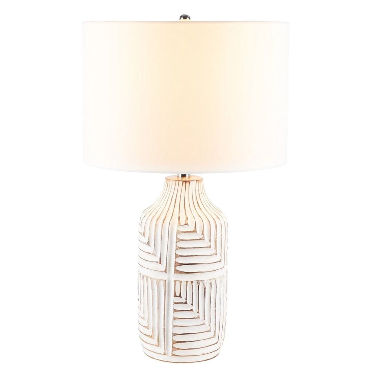SAFAVIEH Dione 26 in. Ancient Craftsmanship Table Lamp, Ivory