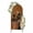 Dark Brown, variant on African Women Arch Backdrop Cover 5FT, Black Girl Retro Ethnic Ancient Tradition Spandex Fitted Stretchy Arch Stand Covers, Round Top Chiara Backdrop Cover for Wedding Party Birthday Baby Shower