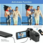 ACTITOP Video Camera Camcorder FHD 1080P 30FPS 16x Digital Zoom Vlog Camera for Youtube 3.0 Touch Screen with Microphone