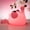 Pink Flamingo, variant on BARMOTU Cute Bunny Night Light, Soft Adorable Rechargeable Dimmable Touch Lamp, Big-Faced Bunny Decorative Light, Safe Silicone Material, Birthday Gift
