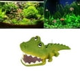 thumbnail image 1 of Mignonne Cartoon Bulle Résine Forme Crocodilien Poisson Bol Décor Pompe à Oxygène Connectable, 1 of 7