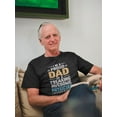 thumbnail image 2 of Dad Of An Awesome Physician T-Shirt Men -Image by Shutterstock, Male 5X-Large, 2 of 4