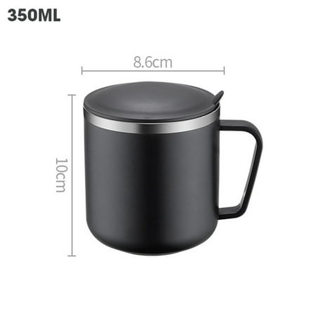

GYZEE Outdoor Camping Mug 304 Stainless Steel Insulation Cup Coffee Cup Water Cup elegant black