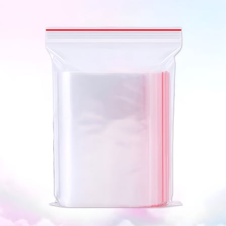 CCOCC 200Pcs Small Clear Resealable Plastic Pouches Transparent Zip Lock Bags for Candy Jewelry Food Packaging and Mini Storage