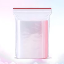CCOCC 200Pcs Small Clear Resealable Plastic Pouches Transparent Zip Lock Bags for Candy Jewelry Food Packaging and Mini Storage