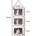 thumbnail image 2 of shiyou-Dogs Wall Picture Frame 5x7 Collage 3 Photo Frame Picture Gallery with String Husky Dog Shepherd Dog or Pet Picture Frames Memorial Display Frame on Ropes Gifts for Wall for Home and Office……, 2 of 4