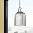 thumbnail image 2 of 616-1S-PC-G559-5SM Innovations Lighting Bridal Veil - 1 Light Stem Hung Mini Pendant-8.5 Inch Tall and 5 Inch Wide-Polished Chrome Finish-Light Smoke, 2 of 2