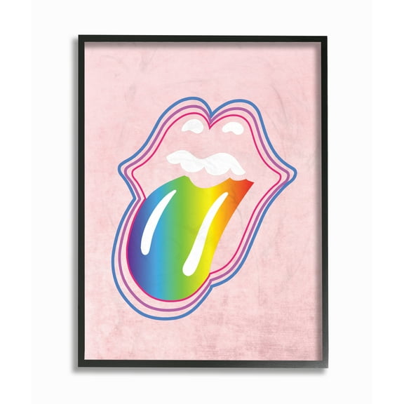 The Stupell Home Decor Collection Rainbow Mouth Wall Art