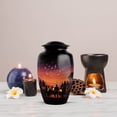 thumbnail image 5 of MUKTIVE Musician Memorial Urns for Adult Male, Black Funeral Urns for Human Ashes Adult Female 1 Large 4 Keepsake, Adult Cremation Urn for Mom & Dad, Burial Urn for Human Ashes, 10 & 3 Inch, 5 of 7