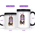 thumbnail image 4 of 4th of July Bernese Mountain Dog Celebrates Independence Day Heat Color Changing Mug Berner Lover Gifts Magic Coffee Mug - 12010, 4 of 4