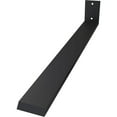 thumbnail image 3 of Ekena Millwork 2 1/2"W x 22"D x 4"H Hidden Support Steel Heavy Duty Bracket w/ Back Plate, Powder Coated Black, 3 of 10