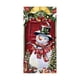 thumbnail image 2 of Decoración navideña para puerta con fondo de muñeco de nieve, ideal para fiestas navideñas, noticias, invierno, 70 x 35 pulgadas, 2 of 5