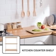 thumbnail image 2 of Luxshiny 1Pack MultiLayer Shelf Rack for Kitchen Counter with Acrylic and Wood 11.8x13.4x5.9in, 2 of 4