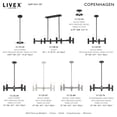 thumbnail image 3 of Livex Lighting - Copenhagen - 3 Light Flush Mount in Mid Century Modern Style -, 3 of 17