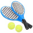 thumbnail image 1 of OFFIGAM 4pcs Tennis Racket Prop Resin Ornaments Assorted Color for Home Decor, 1 of 5