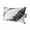 Black, variant on Chaise Lounge Headrest Pillow 2 Pack, Marble Turquoise Waterproof Chair Pillows with Insert & Adjustable Elastic Strap for Beach Pool, Gold Foil Ceramic Style Crack Scratch Outdoor Patio Pillow