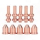 thumbnail image 3 of 10Pcs Electrode Tip Kit for Plasma Cutter Torch Consumables 256026 249929 Replacement Parts, 3 of 5