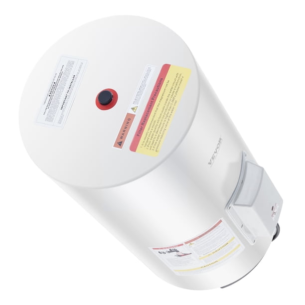 VEVOR Calentador de Agua Electrico 1600 W Calentador de Agua Instantáneo 70 L con Pantalla LED, Control de Perilla, Conexión Lateral a Prueba de Agua IPX4, Calentadores a Pedido para Ducha, Baño
