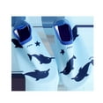 thumbnail image 4 of Water Shoes Toddler Girl Kids Boys and Girls Cartoon Penguin Whale Dinosaur Print Beach Swimming Water Shoes Quick Dry Non Swim Shoes Swim Shoes for Kids Light Blue 2 Years-2.5 Years, 4 of 4