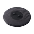 thumbnail image 3 of Cojín plegable para taburete, fundas para taburete, cojín redondo para asiento. Oxford Negro, 3 of 9
