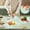 Green, variant on Double-Sided Plastic Cutting Board with Grinding Area, Dishwasher Safe Non-Slip Kitchen Chopping Board for Meat, Vegetables, Fruit with Easy-Grip Handle, White