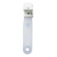 thumbnail image 4 of 100 Pcs Plastic ID Card Name Tag Holder Badge Strap Clip White Clear, 4 of 4