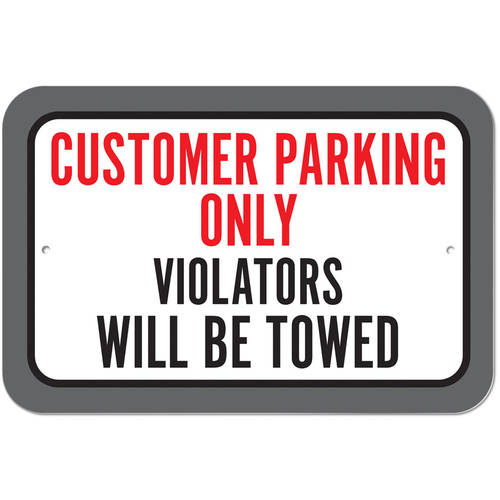 MARINES PARKING ONLY STYRENE PLASTIC SIGN 8.5/" X 12/" U.S