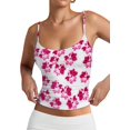 thumbnail image 1 of PINKMSTYLE Débardeurs Basiques pour Femmes à Encolure Dégagée Doublée Débardeurs Ajustables d'Été Sans Manches, 1 of 6