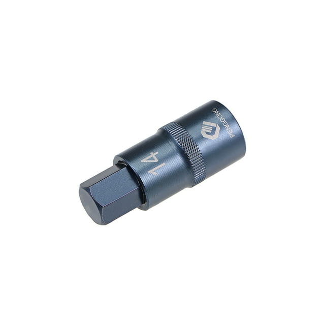 Unique Bargains 1/2-Inch Drive x 14mm Hex Bit Socket, Metric 2 Inch Length