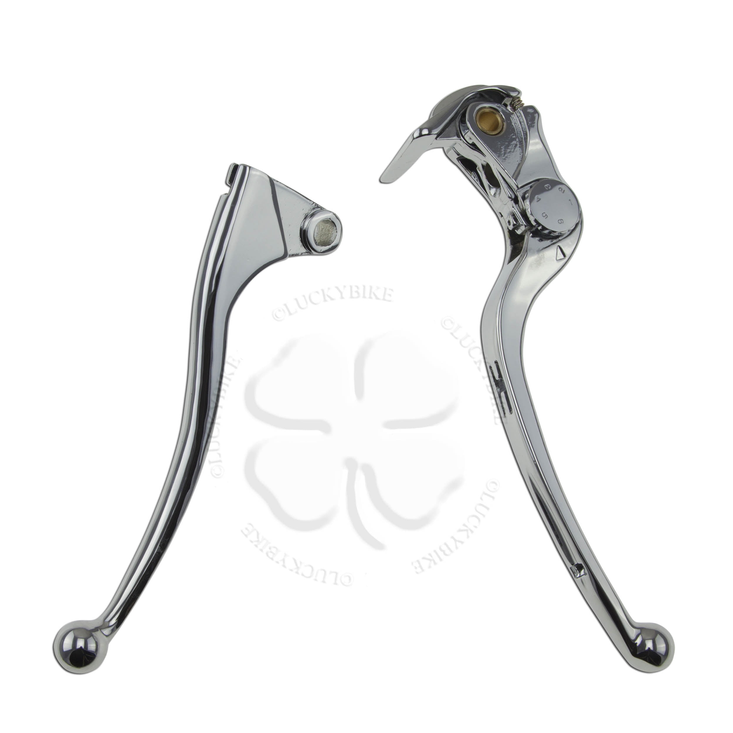 Chrome Brake & Clutch Hand Levers Set Kawasaki Ninja 2005 2006