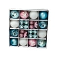thumbnail image 4 of Juego de Bolas navideñas BLESIY 36 piezas decoración Azul rosado, 4 of 8