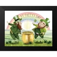 thumbnail image 2 of Popp, Grace 18x15 Black Modern Framed Museum Art Print Titled - Leprechauns Rainbow Collection A, 2 of 5