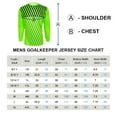 thumbnail image 2 of Toptie Long Sleeve Soccer Goalkeeper Jersey Arm Padded Goalie Shirt-X Large, 2 of 7