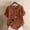 Coffee, variant on Women's Boho Floral Print Shirts for Women Summer Short Sleeve Tunic Shirts Button Crewneck Blouses 2026 Clothing(Coffee,XL)