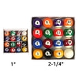thumbnail image 2 of WSYW 16Pcs Billiards Pool Table Billiard Ball Standard Size 2-1/4", 2 of 8