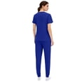 thumbnail image 5 of Scrubs for Women Set Stretch Fit Scrub Top & Jogger Pants Medical Nurse Uniforms Set, 5 of 5