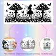 thumbnail image 3 of 6 Pcs Fairy Silhouettes Jar Decals Mushroom Mason Jar Decor Cut Out Scrapbooking Ornament Display Waterproof Decoration for Glass Lantern Light Party Garden Farm Yard House 3.5x7.9 Inch, 3 of 9