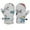 Grey, variant on REDARER Kids Dinosaur Print Mittens Waterproof Ski Gloves, Winter Snow Gloves for Toddlers Boys Girls Cold Weather,2-4 Years