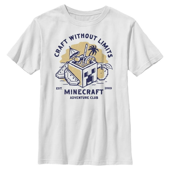 Boys Minecraft Craft Without Limits T Shirt