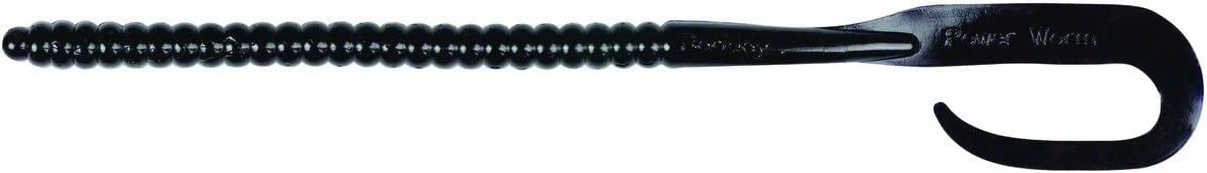 Berkley PowerBait® Power Worm Fishing Bait, Black Grape, 12in