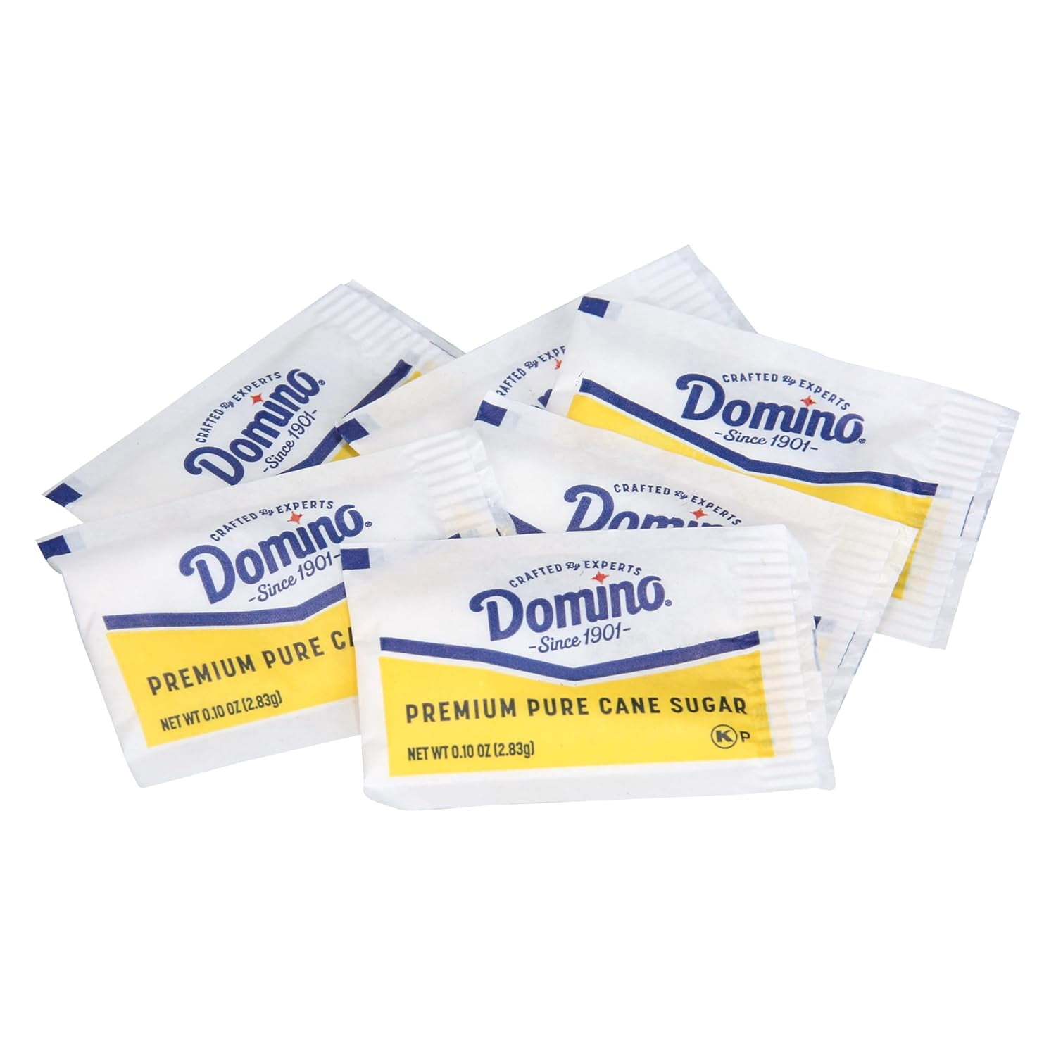 Domino Premium Pure Cane Granulated Sugar Packets, 2000 Count (Pack of 1)