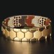 thumbnail image 1 of Pulsera magnética elegante para hombre, pulseras extraíbles de Metal para aliviar el dolor de artritis, 1 of 5