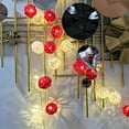 thumbnail image 5 of Christmas LED Decorative String Lights Indoor Outdoor,9.84FT Rattan Ball USB Woven Round Lights with 20 LED Bulbs for Bedroom Wedding Table Mantel Tree Holiday Party Celebration Decor, 5 of 8