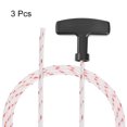 thumbnail image 4 of Retroceso Arranque Cuerda con Mango 3mm Diámetro 1,7m 5,5 pies Poliéster Tirar Cuerda para 152F 154F Césped Cortacésped Recortadora Motor Pieza 3uds Unique Bargains cable de arranque con mango, 4 of 4