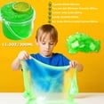 thumbnail image 2 of Cubo de gelatina prefabricado de color verde limón Slime Azeperoy Glimmer, 2 of 6