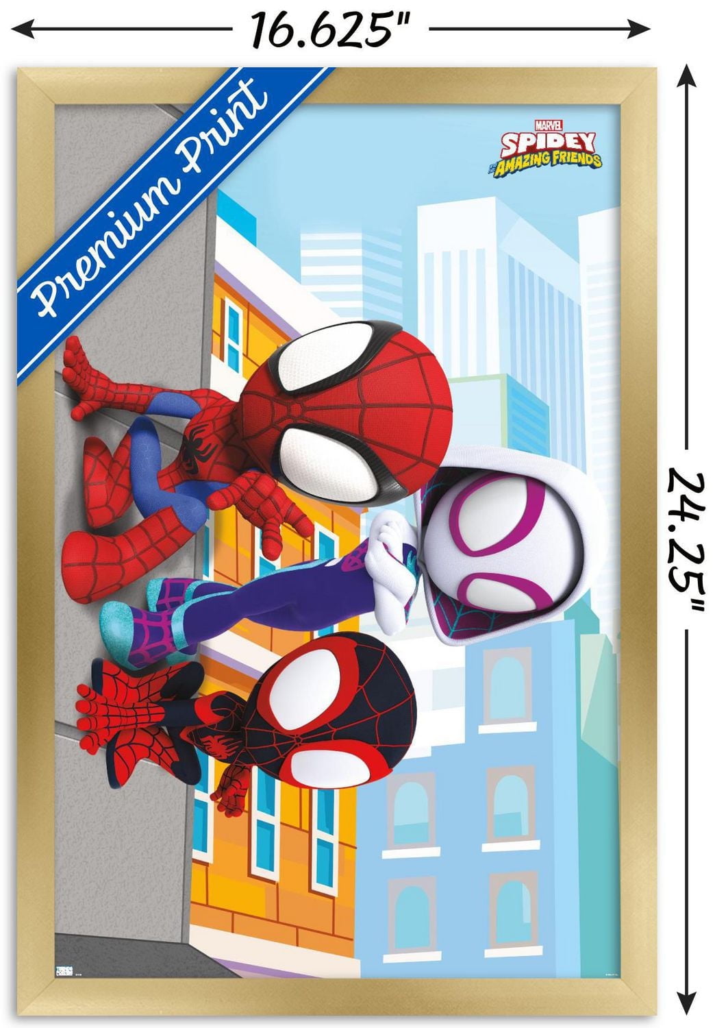 Marvel Spidey and His Amazing Friends - Wall Wall Poster, 22.375" x 34"